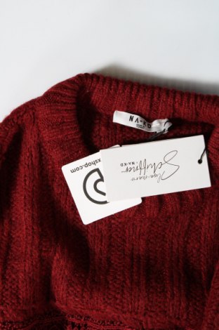 Дамски пуловер NA-KD, Размер S, Цвят Червен, Цена 89,00 лв.