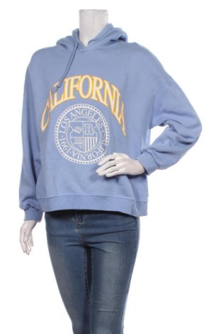 Γυναικείο φούτερ Pull&Bear, Μέγεθος S, Χρώμα Μπλέ, 82% βαμβάκι, 18% πολυεστέρας, Τιμή 21,24 €