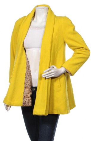Дамско палто L'art De River Island, Размер S, Цвят Жълт, Цена 73,60 лв.