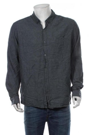 Мъжка риза Jeanswest, Размер XL, Цвят Син, 55% лен, 45% памук, Цена 38,00 лв.