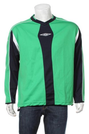 Мъжка спортна блуза Umbro, Размер L, Цвят Зелен, Цена 14,40 лв.