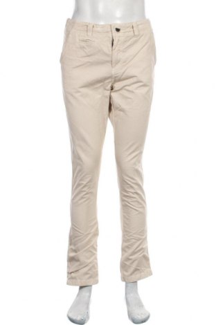 Мъжки панталон Pull&Bear, Размер M, Цвят Бежов, Цена 6,30 лв.