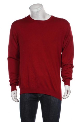 Мъжки пуловер Oviesse, Размер XXL, Цвят Червен, 83% вискоза, 17% полиамид, Цена 14,40 лв.