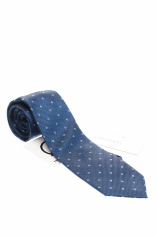 Вратовръзка Calvin Klein, Цвят Син, Коприна, Цена 146,00 лв.