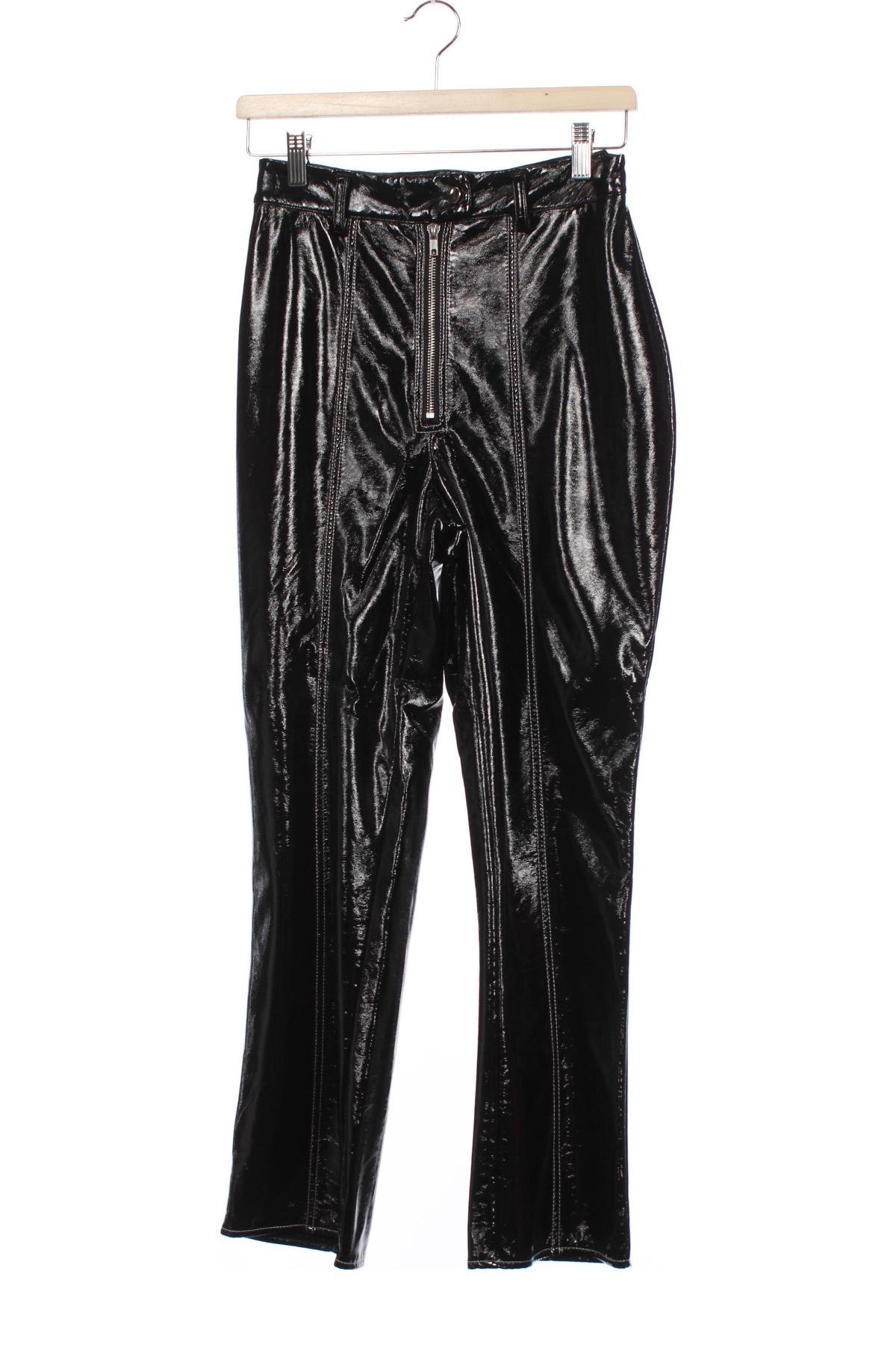 Pantaloni de piele pentru damă NA-KD, Mărime XS, Culoare Negru, Preț 315,79 Lei