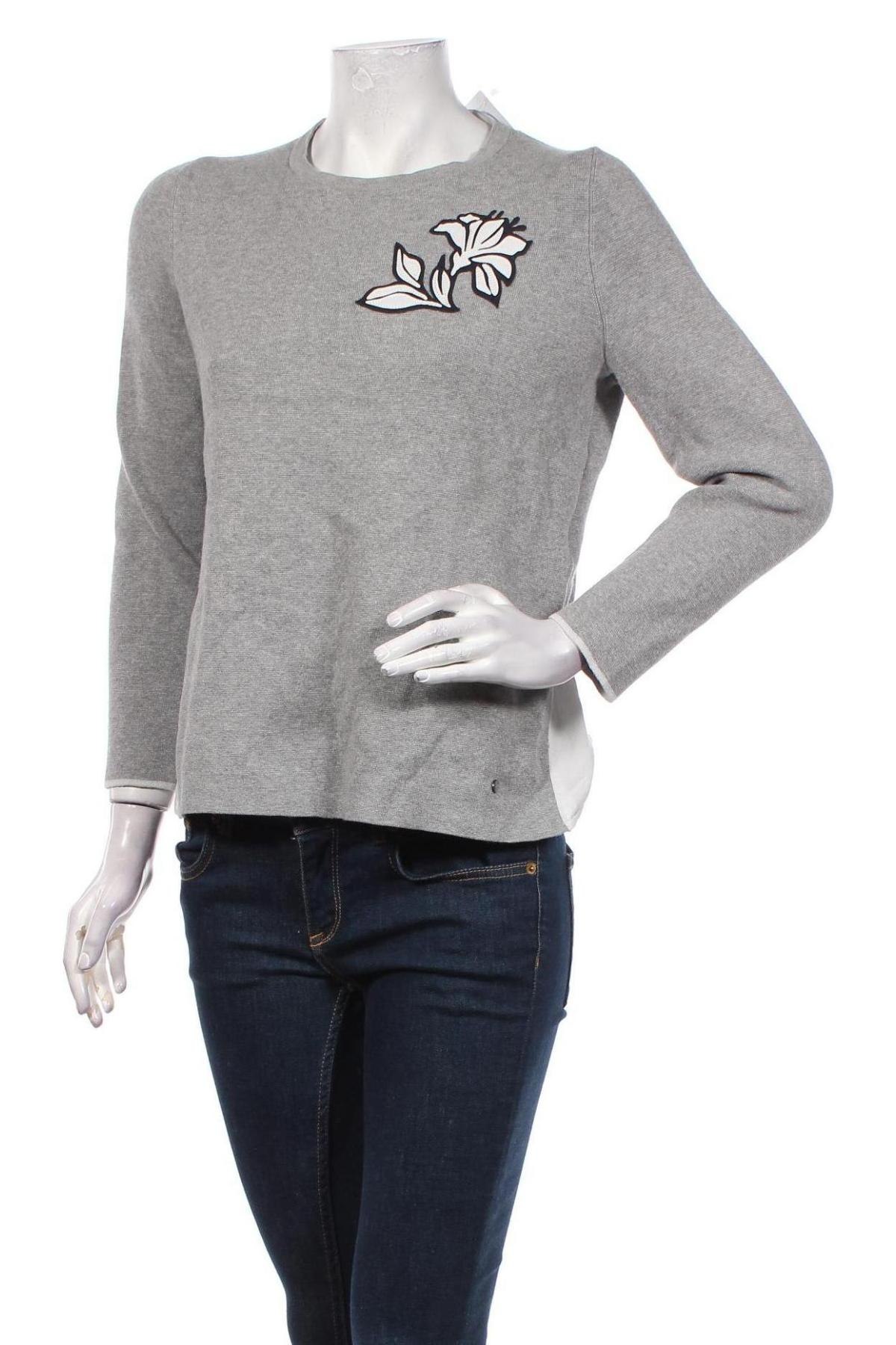 Дамски пуловер Brax, Размер M, Цвят Сив, Цена 5,25 лв.