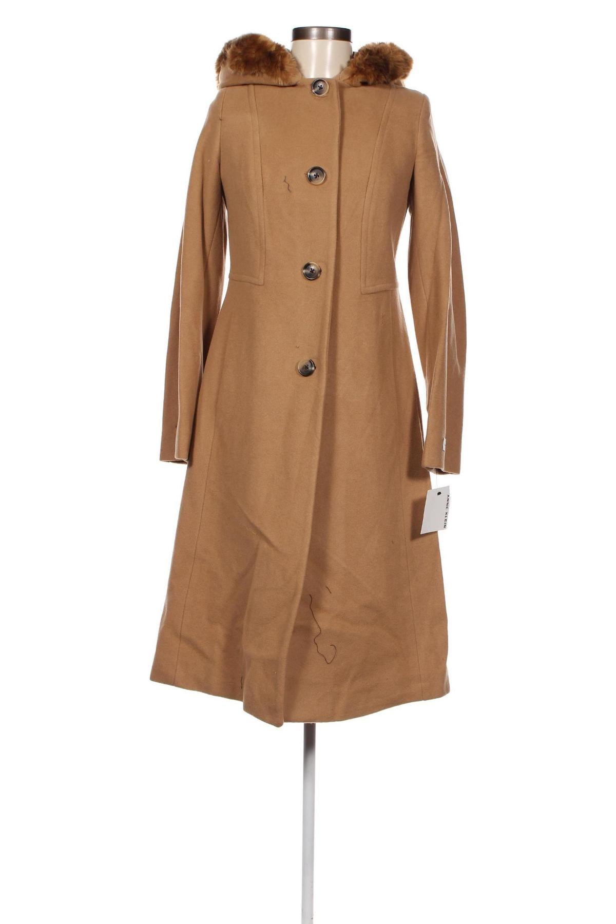 Γυναικείο παλτό Anne Klein, Μέγεθος S, Χρώμα  Μπέζ, Τιμή 458,25 €