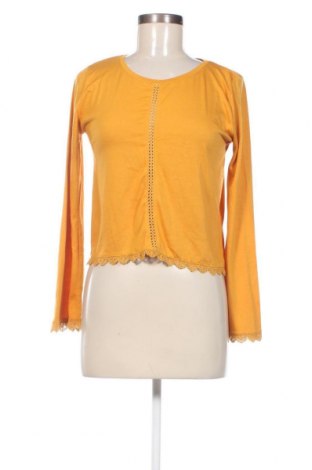 Дамска блуза Bershka, Размер M, Цвят Жълт, Цена 5,51 лв.