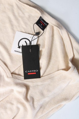 Γυναικεία μπλούζα Castro, Μέγεθος M, Χρώμα  Μπέζ, Τιμή 5,59 €