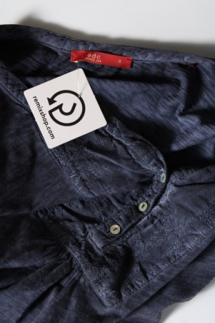 Γυναικεία μπλούζα Edc By Esprit, Μέγεθος S, Χρώμα Μπλέ, Τιμή 3,81 €