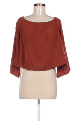 Γυναικεία μπλούζα Pull&Bear, Μέγεθος M, Χρώμα Καφέ, Τιμή 9,72 €