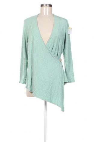 Дамска блуза Soft Surroundings, Размер XL, Цвят Зелен, Цена 7,20 лв.