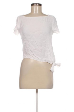Damen Shirt Stradivarius, Größe M, Farbe Weiß, Preis 8,02 €