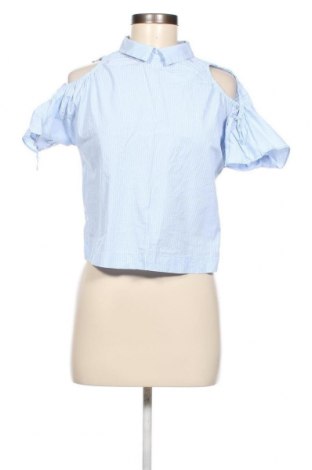 Дамска блуза Zara Trafaluc, Размер S, Цвят Син, Цена 10,00 лв.