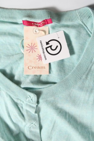 Damen Strickjacke Cream, Größe L, Farbe Blau, Preis € 91,86