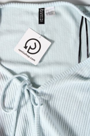 Damen Strickjacke H&M Divided, Größe L, Farbe Blau, Preis 4,15 €