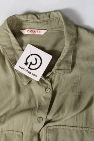 Γυναικείο πουκάμισο Camaieu, Μέγεθος M, Χρώμα Πράσινο, Τιμή 15,46 €