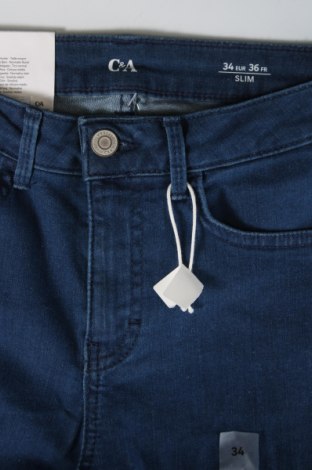 Dámské džíny  C&A, Velikost XS, Barva Modrá, Cena  220,00 Kč