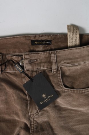 Pantaloni de velvet de femei Massimo Dutti, Mărime S, Culoare Bej, Preț 480,26 Lei