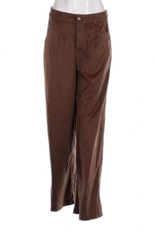 Γυναικείο κοτλέ παντελόνι SHEIN, Μέγεθος M, Χρώμα Καφέ, Τιμή 17,94 €