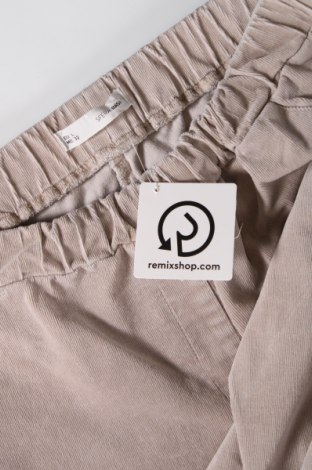 Pantaloni de velvet de femei Sfera, Mărime L, Culoare Bej, Preț 14,31 Lei