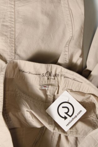 Γυναικείο κοντό παντελόνι Q/S by S.Oliver, Μέγεθος S, Χρώμα  Μπέζ, Τιμή 14,85 €