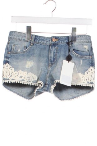 Pantaloni scurți de femei Zara, Mărime XS, Culoare Albastru, Preț 60,00 Lei
