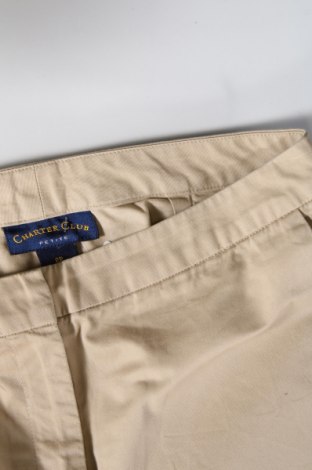 Дамски панталон Charter Club, Размер S, Цвят Бежов, Цена 4,93 лв.