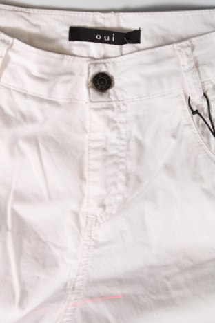 Дамски панталон Oui, Размер M, Цвят Бял, Цена 14,75 лв.
