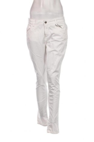 Γυναικείο παντελόνι Oui, Μέγεθος M, Χρώμα Λευκό, Τιμή 7,85 €