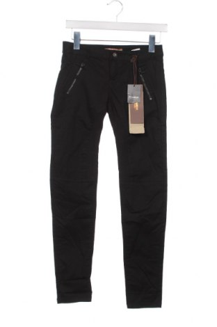 Дамски панталон Pull&Bear, Размер XS, Цвят Черен, Цена 11,04 лв.