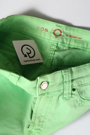 Дамски панталон S.O.S. By Orza Studio, Размер M, Цвят Зелен, Цена 34,89 лв.