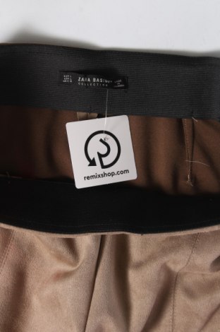 Дамски панталон Zara, Размер L, Цвят Бежов, Цена 7,40 лв.