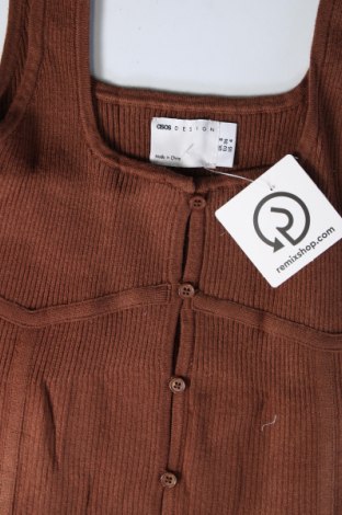 Γυναικείο αμάνικο μπλουζάκι ASOS, Μέγεθος S, Χρώμα Καφέ, Τιμή 14,95 €