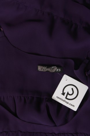 Γυναικείο αμάνικο μπλουζάκι Moodo, Μέγεθος XS, Χρώμα Βιολετί, Τιμή 2,79 €