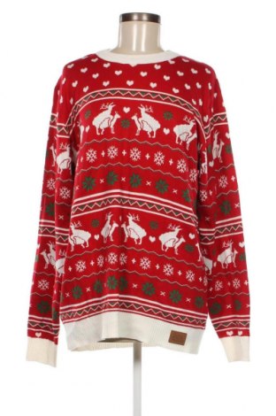 Дамски пуловер, Размер L, Цвят Червен, Цена 9,86 лв.