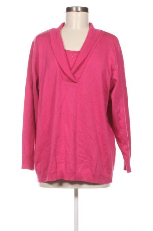 Γυναικείο πουλόβερ, Μέγεθος XXL, Χρώμα Ρόζ , Τιμή 6,28 €