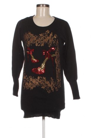 Дамски пуловер, Размер L, Цвят Черен, Цена 6,73 лв.