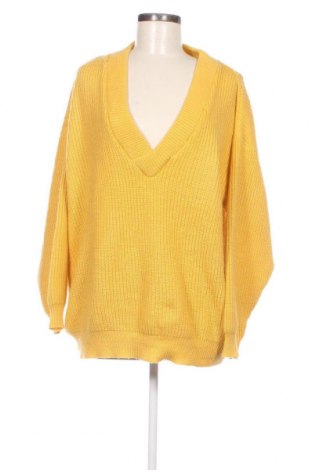 Дамски пуловер, Размер XL, Цвят Жълт, Цена 10,00 лв.