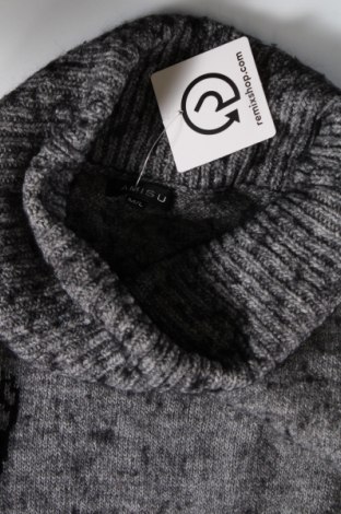 Дамски пуловер Amisu, Размер M, Цвят Сив, Цена 8,70 лв.