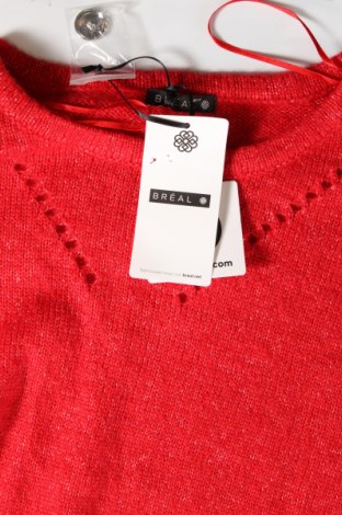 Дамски пуловер Breal, Размер S, Цвят Червен, Цена 35,67 лв.