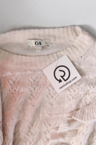 Дамски пуловер C&A, Размер L, Цвят Екрю, Цена 10,44 лв.