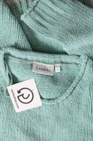 Дамски пуловер Canda, Размер S, Цвят Зелен, Цена 7,25 лв.