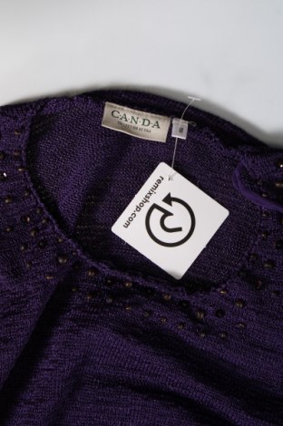 Γυναικείο πουλόβερ Canda, Μέγεθος M, Χρώμα Βιολετί, Τιμή 2,51 €