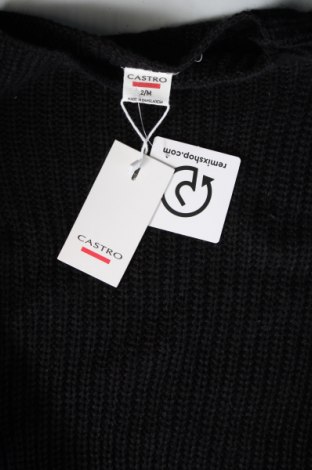 Дамски пуловер Castro, Размер M, Цвят Черен, Цена 13,80 лв.