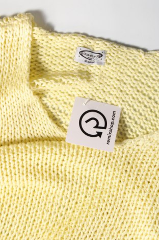 Дамски пуловер Cecilia Classics, Размер M, Цвят Жълт, Цена 13,05 лв.