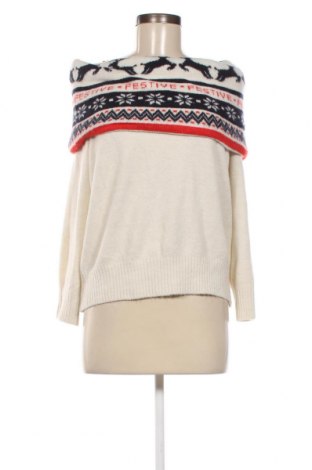 Дамски пуловер H&M, Размер M, Цвят Екрю, Цена 7,83 лв.