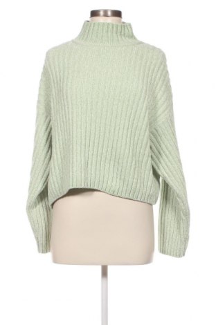 Дамски пуловер H&M Divided, Размер L, Цвят Зелен, Цена 10,73 лв.