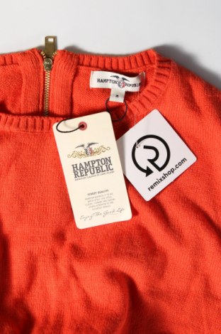 Damski sweter Hampton Republic, Rozmiar M, Kolor Pomarańczowy, Cena 278,27 zł