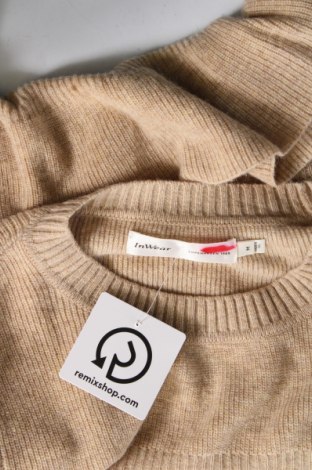 Дамски пуловер In Wear, Размер M, Цвят Бежов, Цена 59,40 лв.